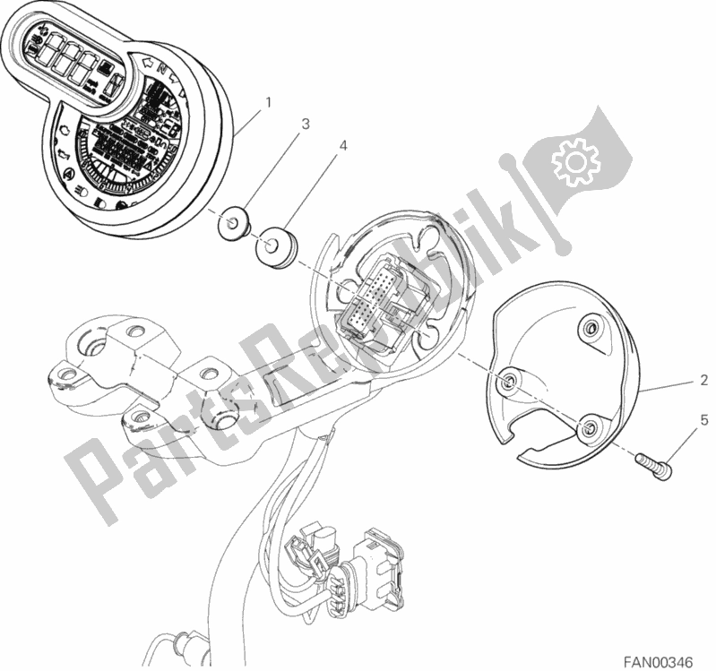 Toutes les pièces pour le Tableau De Bord du Ducati Scrambler 1100 Special Thailand USA 2019